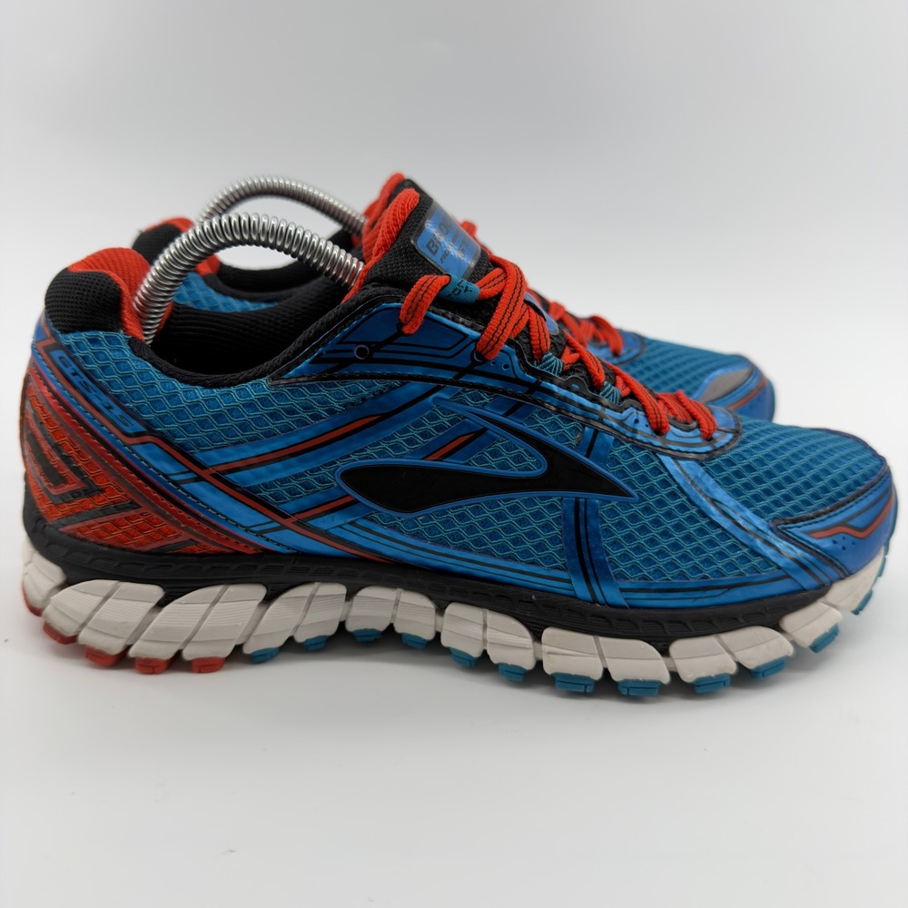 Brooks Adrenaline GTS 15 Mens Running Shoes Blue Orange Black Size 9